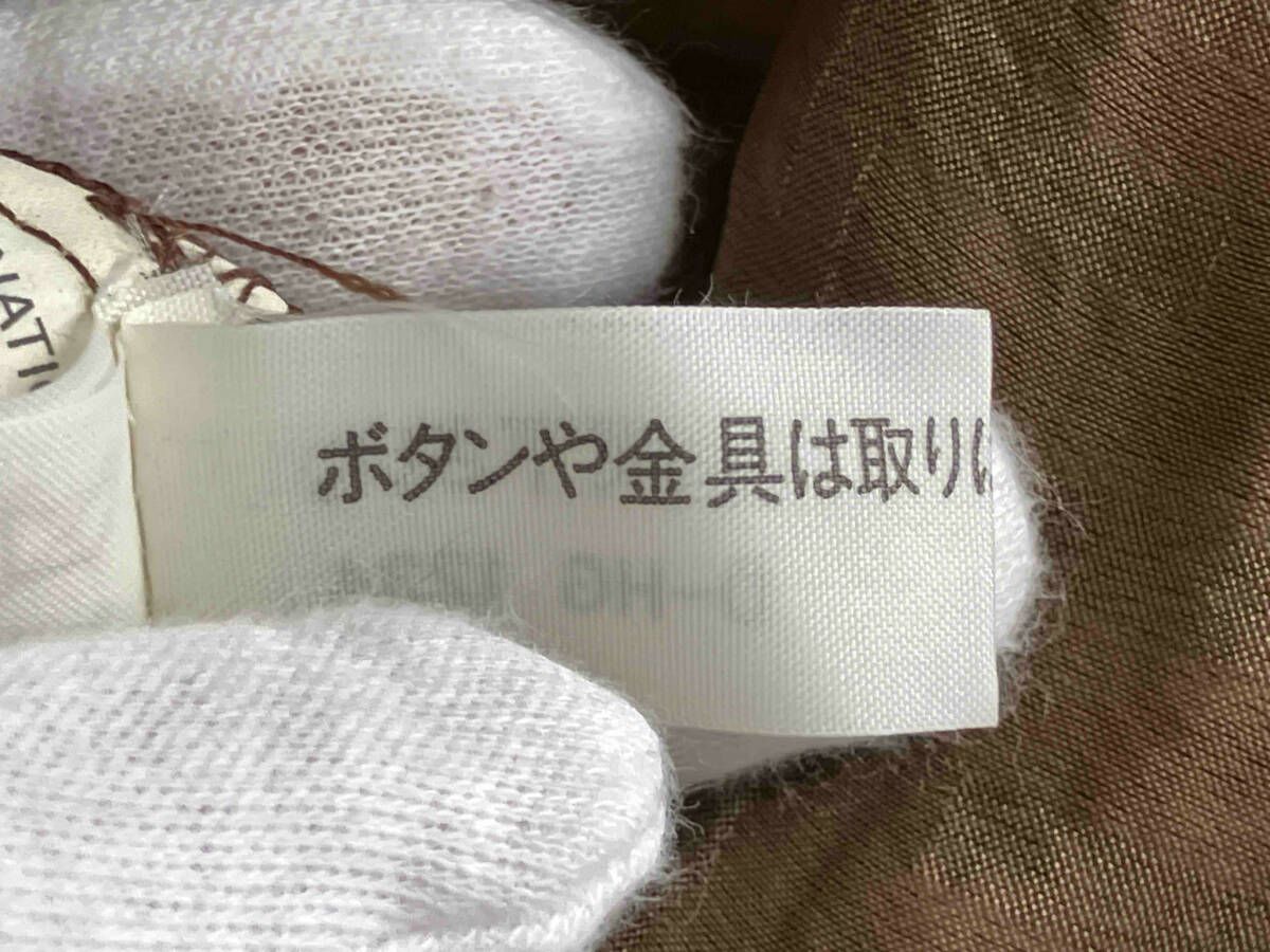 FENDI|フェンディ|長袖シャツ|ズッカ柄|ブラウン|サイズ表記なし