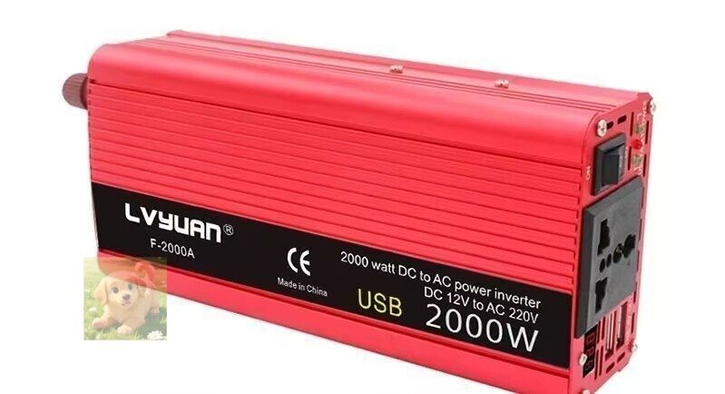 修正波 インバーター 12V 100V 1000W 最大2000W DC AC カーインバーター シガーソケット 車中泊グッズ スマホ充電 アウトドア