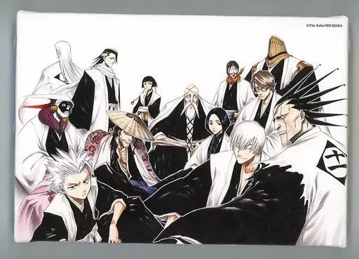 雑貨　No.1 集合(隊長) フルカラーアートボード 「BLEACH生誕20周年記念原画展 BLEACH EX.」 中古】雑貨 No.1 集合(隊長) フルカラーアートボード 「BLEACH