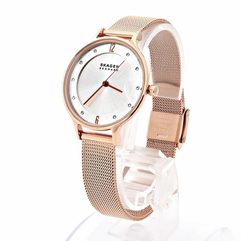 SKAGEN SKW2151 KLASSIK ANITA LILLE腕時計 レディース ピンクゴールド ホワイト クオーツ並行輸入品