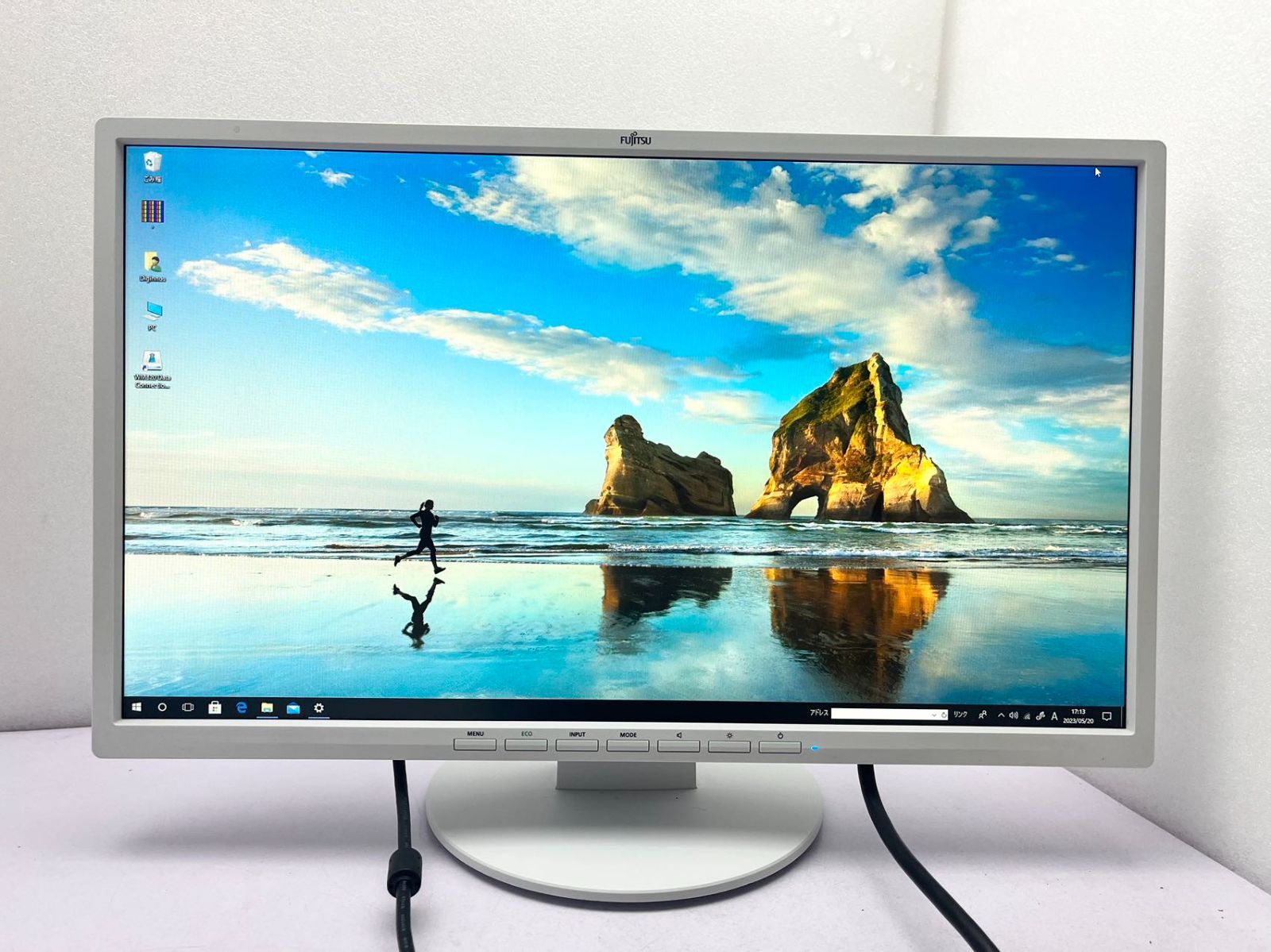 2台セット FUJITSU VL-E22-8T / DP/ DVI/ VGA / 液晶モニター - メルカリ