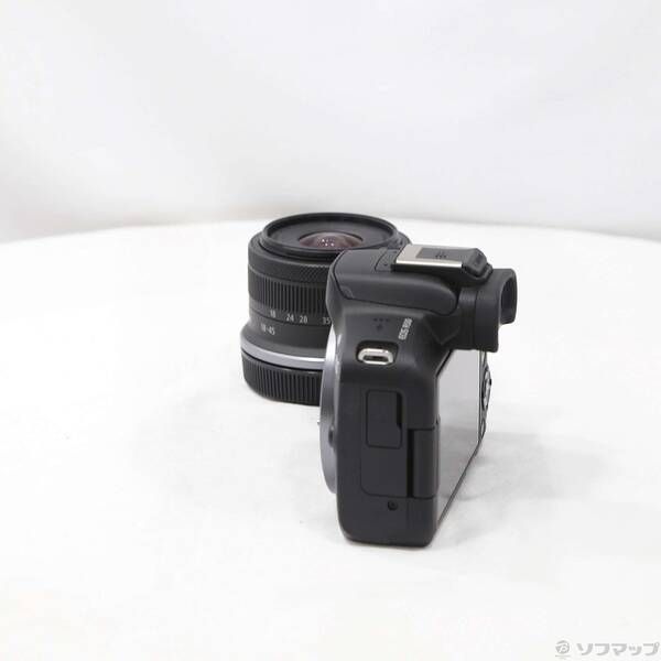 中古品〕 EOS R50 RF-S18-45 IS STM レンズキット ブラック【262