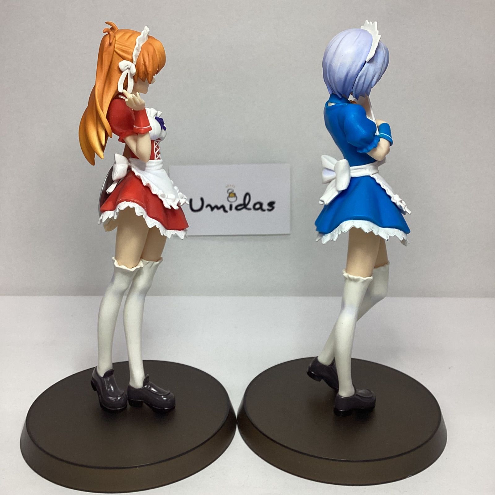 【福袋セール】の商品 NERVカフェへようこそ エヴァ】メイド レイ 2体セット アスカ / コミック・アニメ