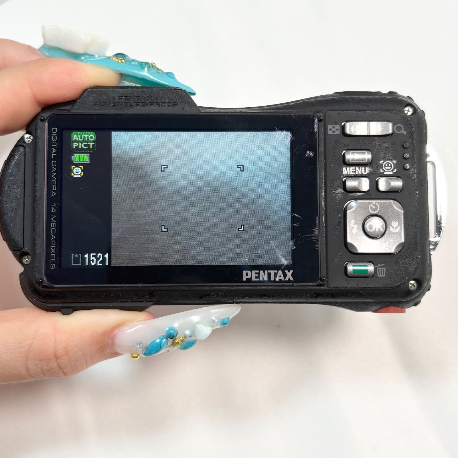 送料無料】PENTAX/ペンタックス/WG-10/レッド×ブラック/コンパクト 