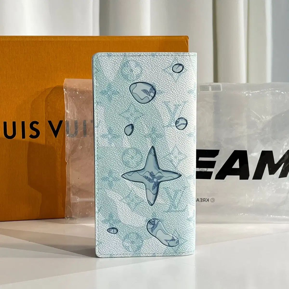 極美品　LOUIS VUITTON 付属品付　アクアガーデン ブラザ　長財布 LOUIS VUITTON 新品同様 ルイヴィトン 長財布 アクアガーデン ブラザ