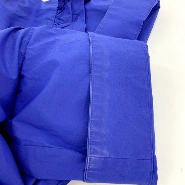ENFOLD ハイカウントタイプライター タックカラー PULLOVER 300FS230-1680 ブラウス 半袖 フリル レディース サイズ38 ブルー エンフォルド トップス DL15394■ ENFOLD ハイカウントタイプライター 300FS230-1680 ブラウス