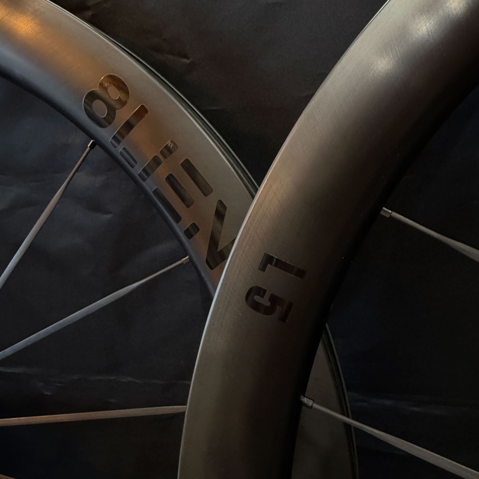 ワイドリム）8LIEN L5W Disc Carbon 前後ホイールセット