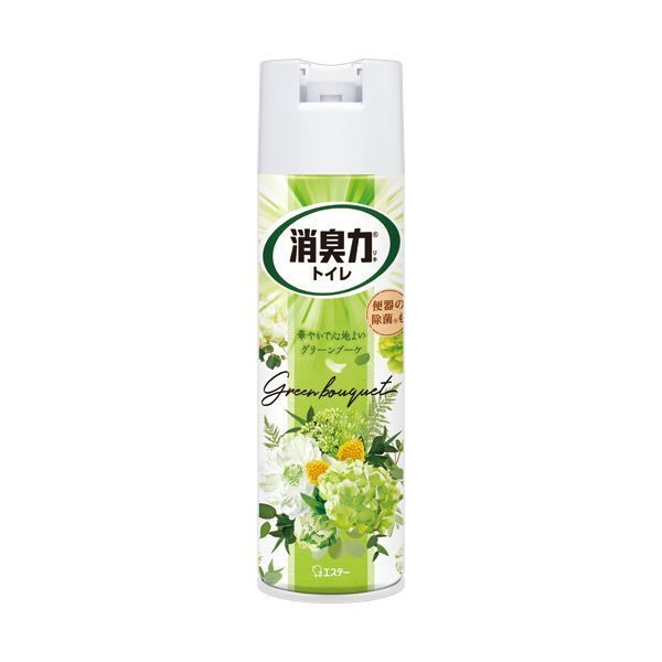 （まとめ） エステートイレの消臭力スプレー グリーンブーケ 365mL 1セット（3本） 【×5セット】 7,104円