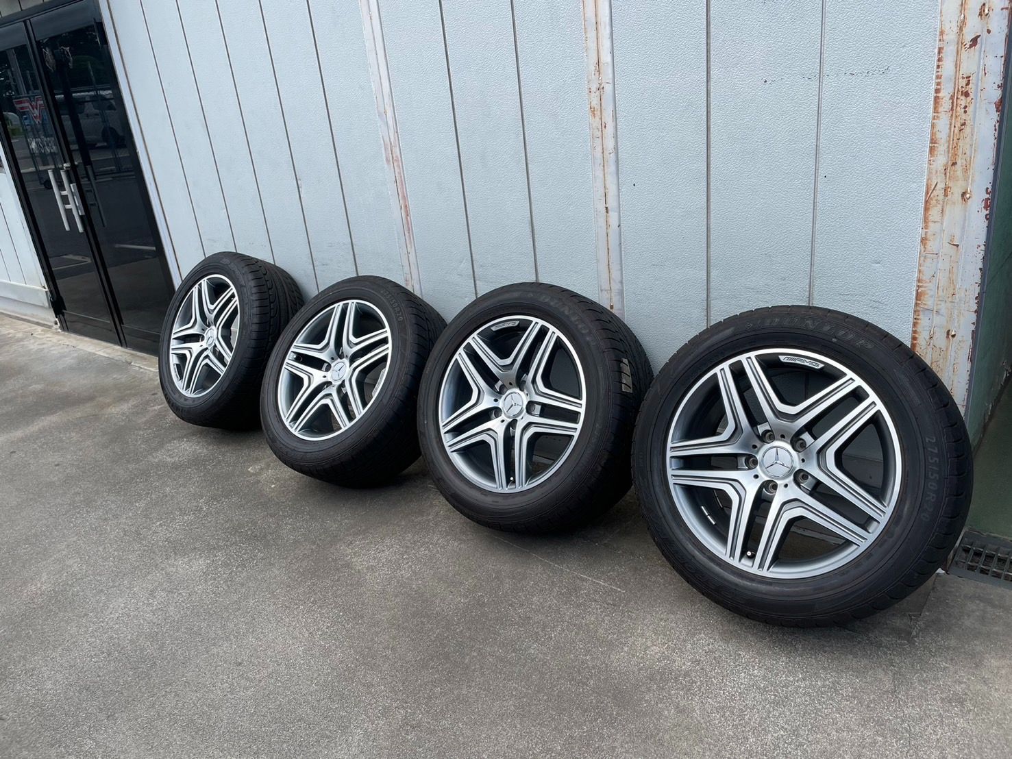 メルセデスベンツ Gクラス 純正ホイール ゲレンデ 4本セット 265/60R18