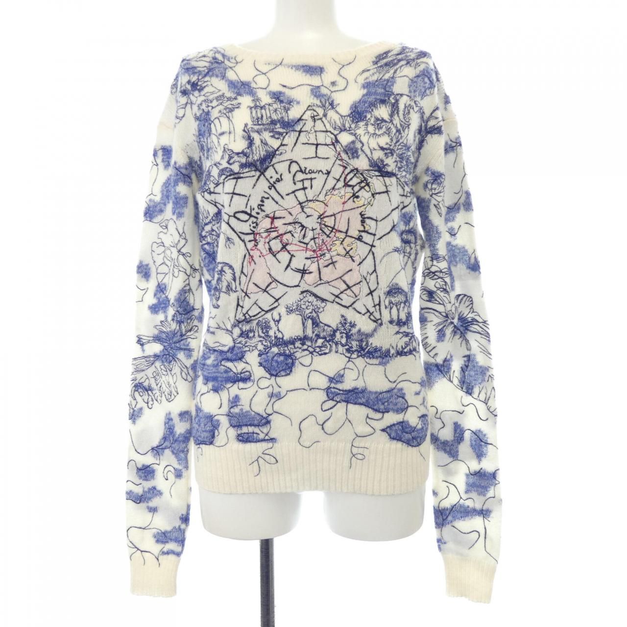 クリスチャンディオール CHRISTIAN DIOR AROUND THE WORLD 044S76BM023 ニット