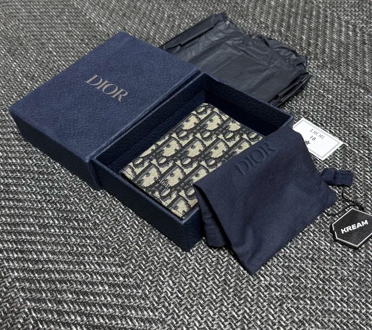 Dior(ディオール) オブリーク マネークリップ 二つ折り財布