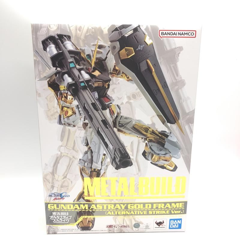 中古】開封)METAL BUILD ガンダムアストレイ ゴールドフレーム