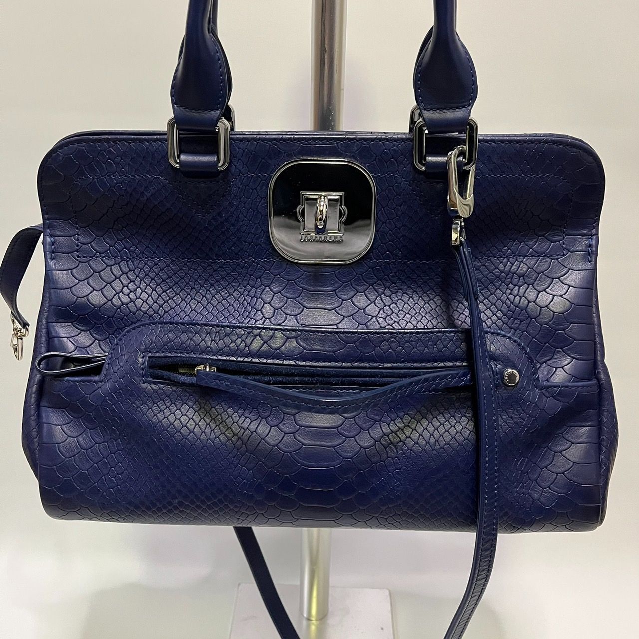 極美品】LONGCHAMP ロンシャン クロコ型押し 2WAY ショルダー