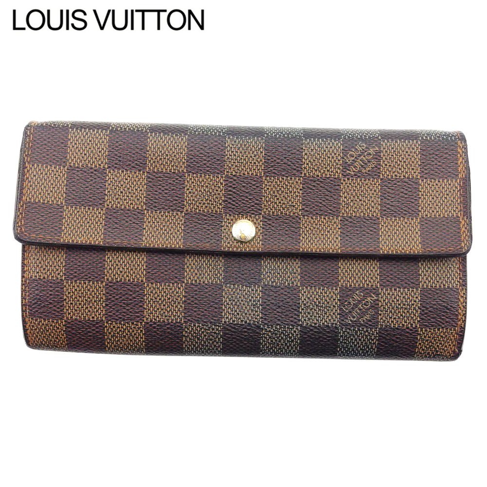 ルイ・ヴィトン LOUIS VUITTON 二つ折り財布 ダミエ コンパクトジップ