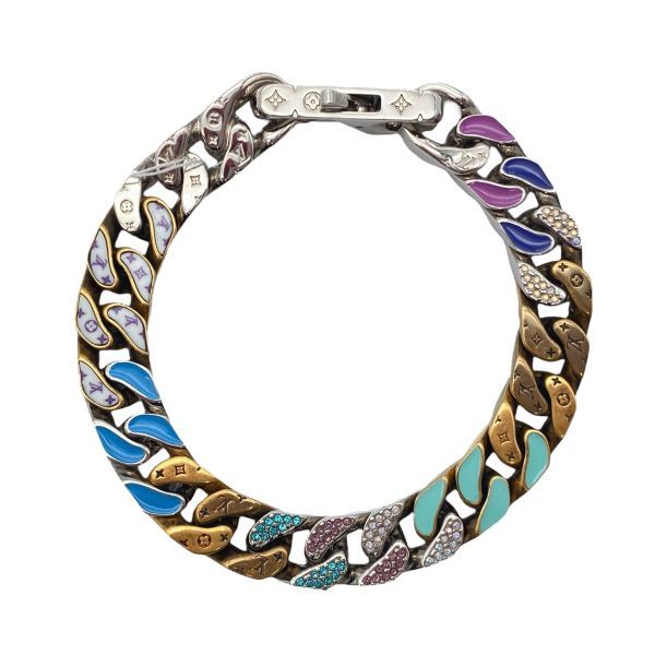 ○ ルイヴィトン LOUIS VUITTON ブラスレ チェーンリンクス パッチーズ