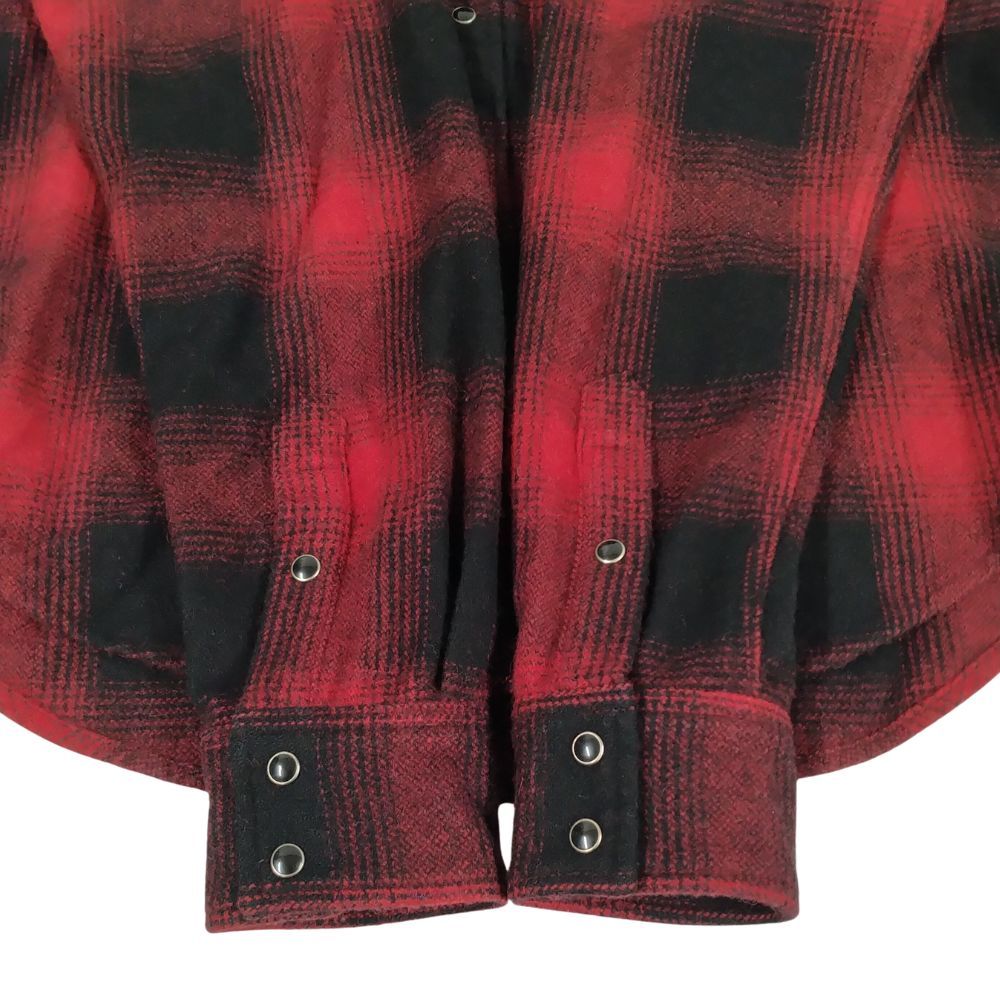 MINEDENIM マインデニム Ombre Check Flannel RF Western SH オンブレ