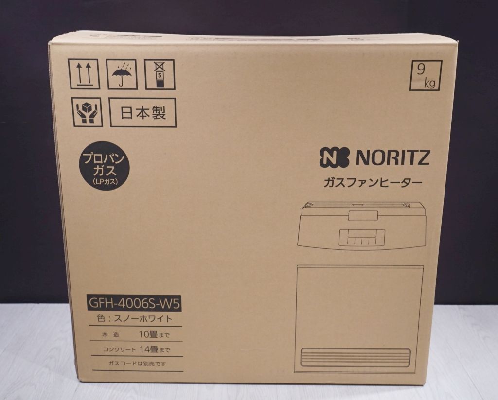 NORITZ ガスファンヒーター GFH-4006S-W5 LP