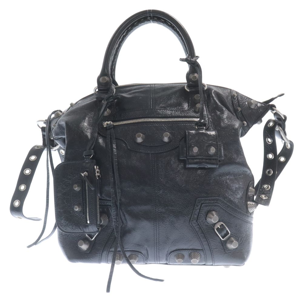 Le Cagole ブラック　グラフィティプリント アリーナラムスキン BALENCIAGA (バレンシアガ) LE CAGOLE アリーナラムスキン 2WAY