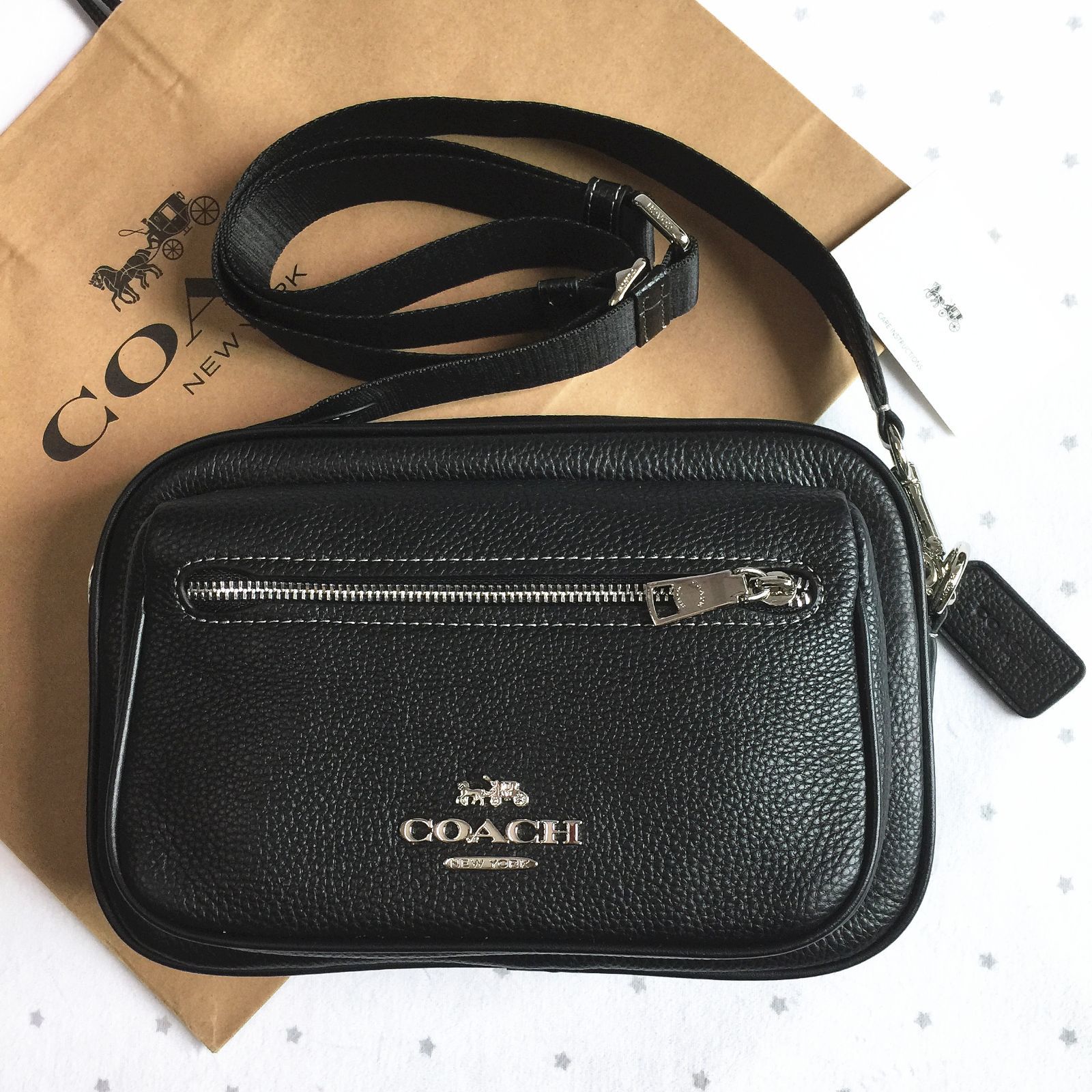 セール中】COACH コーチバッグ CJ509 ブラック ショルダーバッグ ...