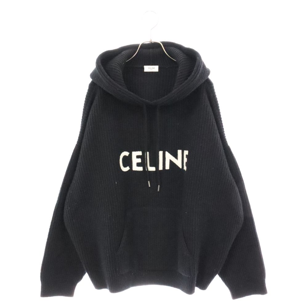 CELINE (セリーヌ) 21AW HOODED SWEATER IN RIBBED WOOL フロント