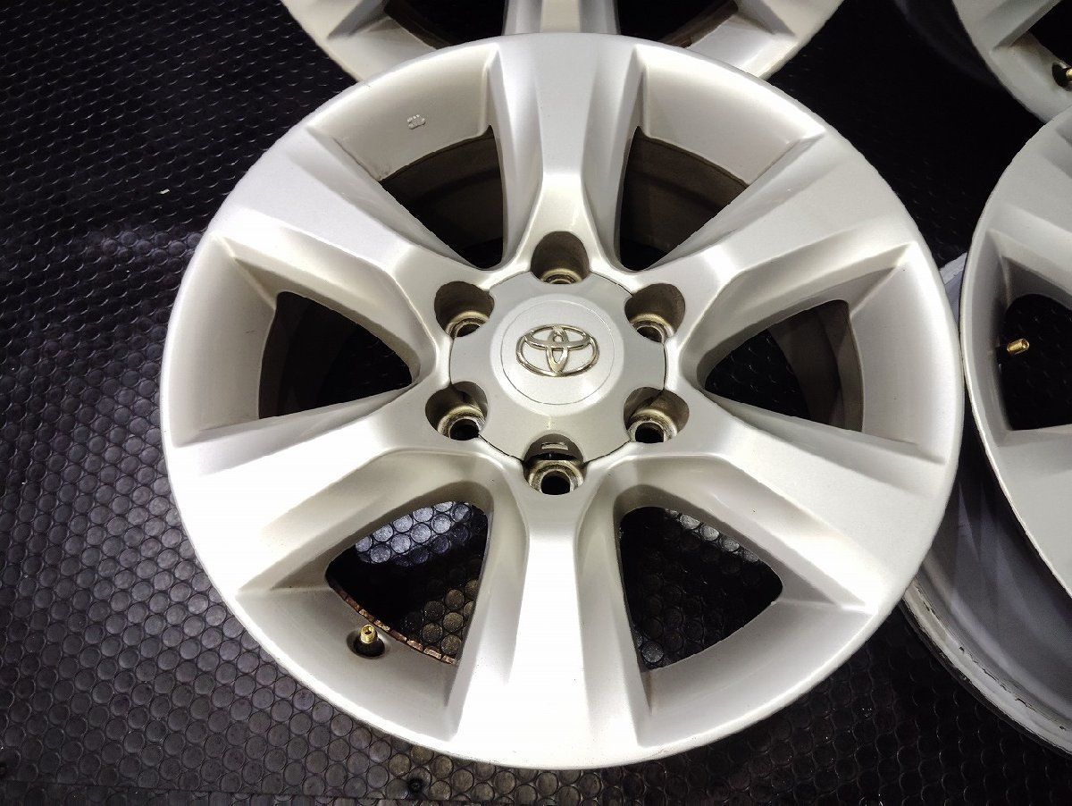 トヨタ 150ランクルプラド 中期 純正ホイール 17インチ 4本 7.5J6HPCD139.7 25 VHP240