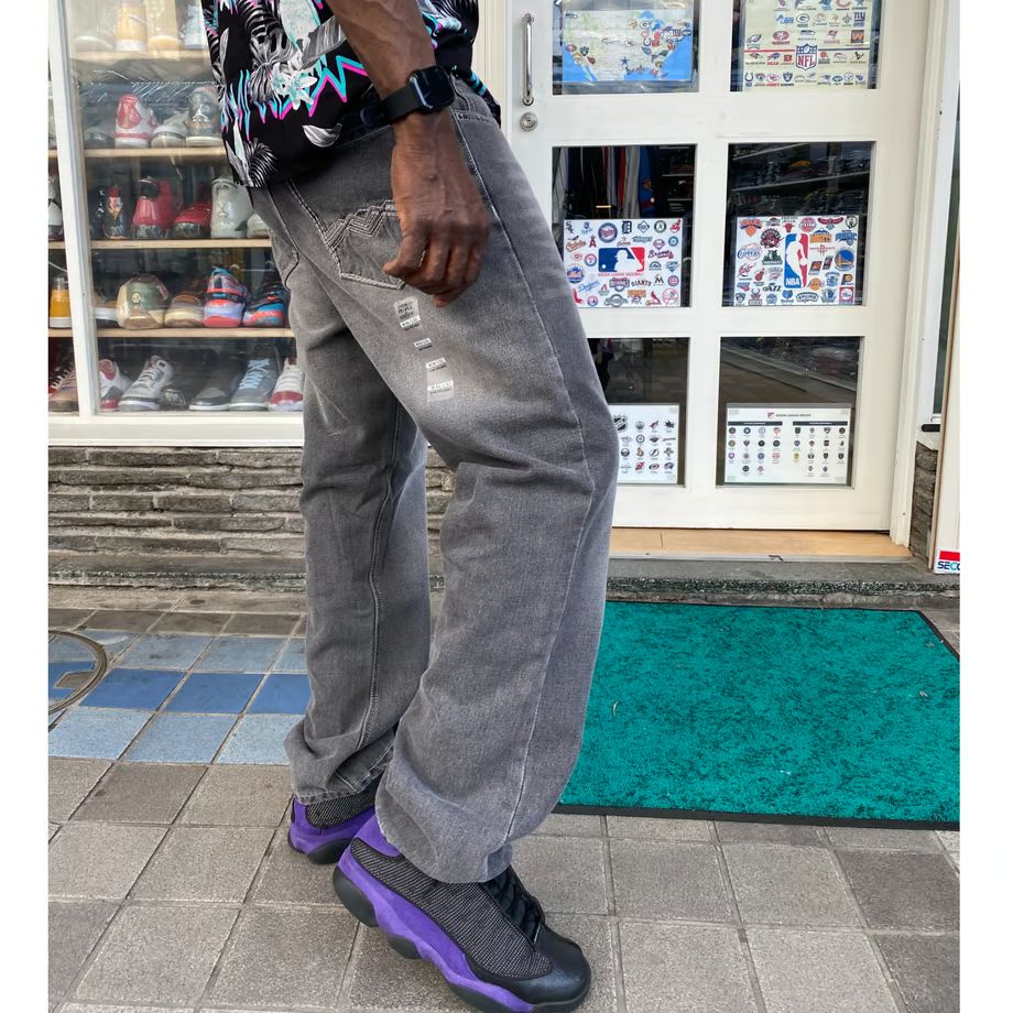 Peoplesense インディゴジーンズ Peoplesense インディゴジーンズ ワイドパンツ ニットさん着用 - メルカリ