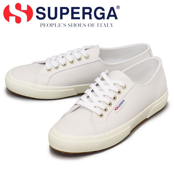SUPERGA (スペルガ) 4A8115BW 2750-NAPLNGCOTU レザースニーカー