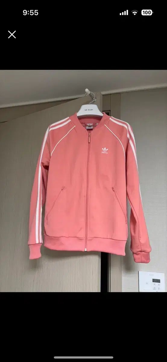 adidas アディダス ジャージ コーラル ピンク