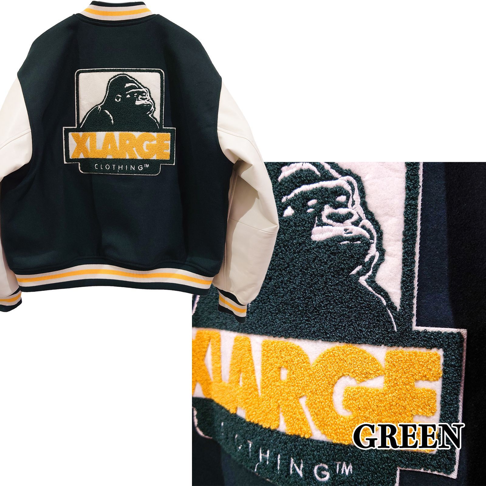 XLARGE（エクストララージ）スタジャン OG LOGO VARSITY JACKET