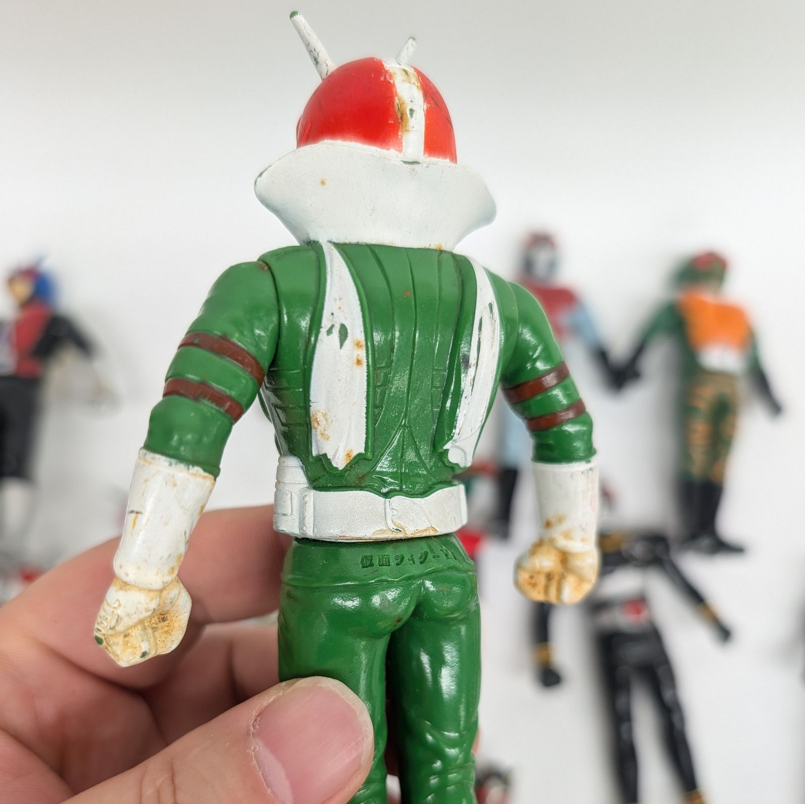仮面ライダー フィギュア　ソフビ 当時物 セット 大量 19体セット 仮面ライダー フィギュア ソフビ 当時物 セット 大量 19体セット