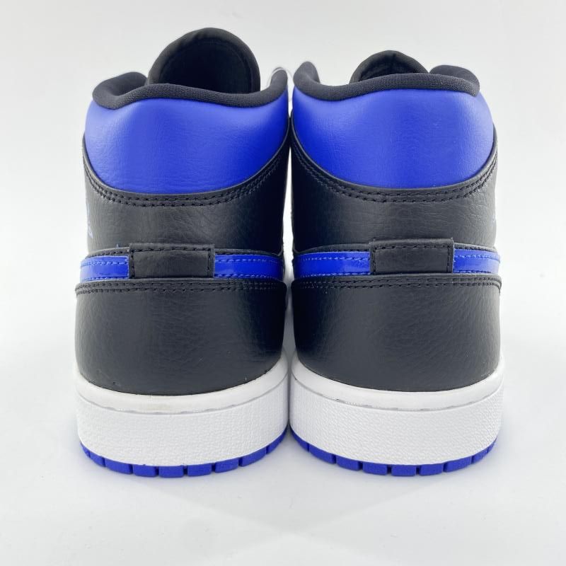 中古】NIKE AIR JORDAN 1 MID BLACK/BLUE スニーカー 27cm 554724-068