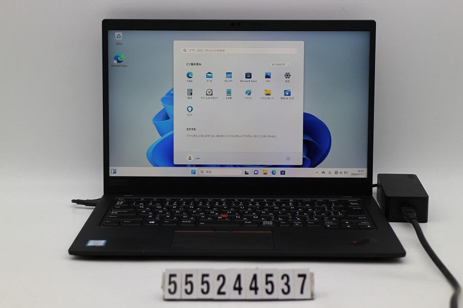 Lenovo ThinkPad X1 Carbon 7th Gen Core i5 8365U 1.6GHz/16GB/256GB(SSD)/14W/FHD(1920x1080) タッチパネル/Win11 【555244537】