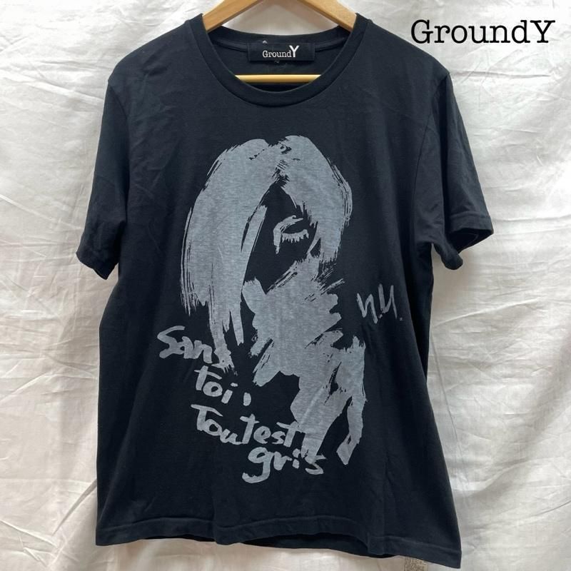 ドラえもん Tシャツ ヨウジヤマモト 黒 ground y ドラえもん Tシャツ