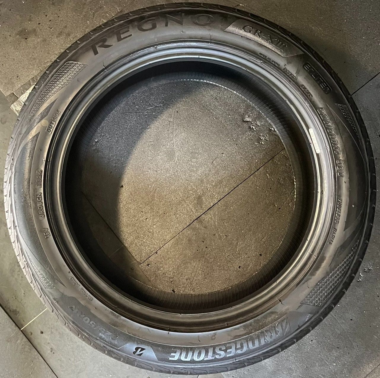 製 約7.5分山 ブリヂストン BRIDGESTONE レグノ REGNO GR-XⅢ 225 50R17 1本 h_427 FFCRYSTALESIA_COM