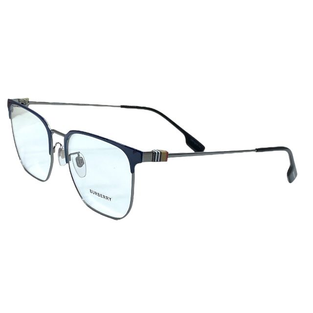♥ バーバリー B1383-D 1003 145 55□18 眼鏡 メガネ アイウェア ロゴ スクエアフレーム プラスチック ネイビー BURBERRY