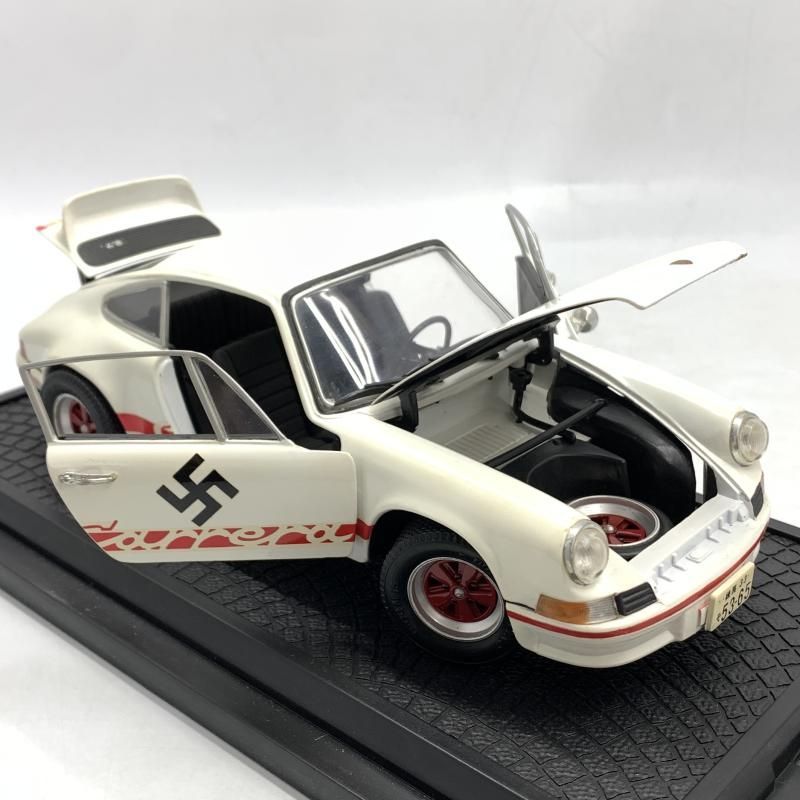 中古】京商 1/18 ポルシェ911 カレラ RS '73(ホワイト×レッド