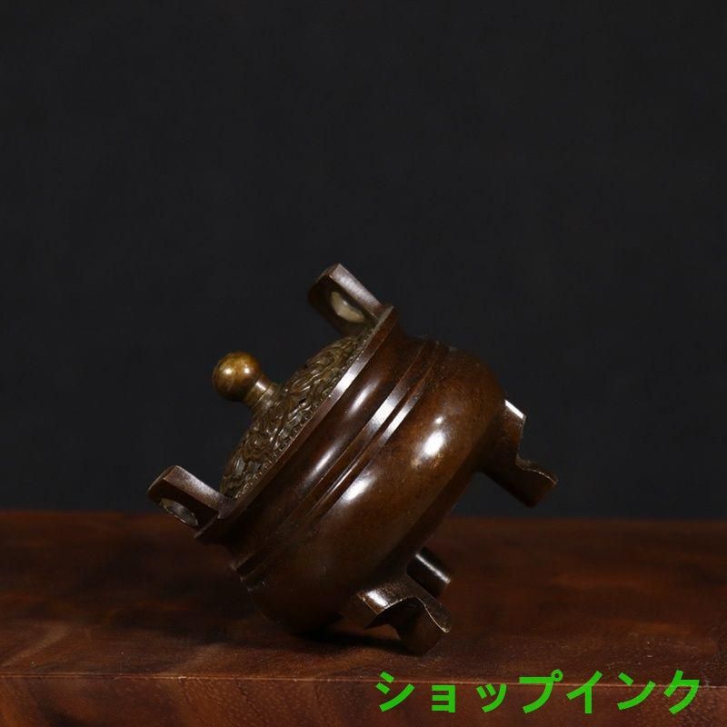 銅製 香炉 三足炉 香具 銅製 香炉 三足炉 香具 - メルカリ