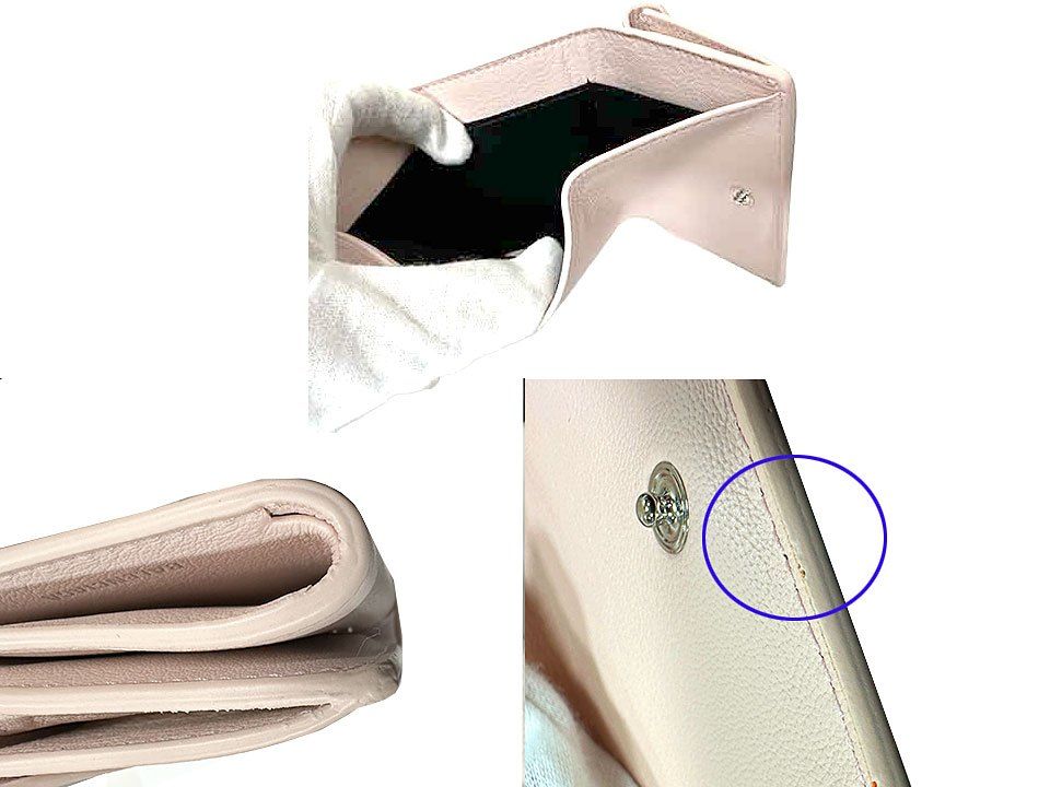 【中古】BALENCIAGA バレンシアガ 小物 391446 DLQON ミニ財布 三つ折り財布 レディース ピンク＿S13＿s-0058-r13 中古】BALENCIAGA バレンシアガ 小物 391446 DLQON ミニ財布 三つ折り