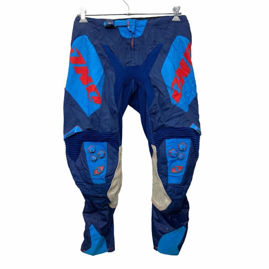 Ⓜ️出品 ONC モトクロスパンツ W32 レーシングパンツ ブルー ライト