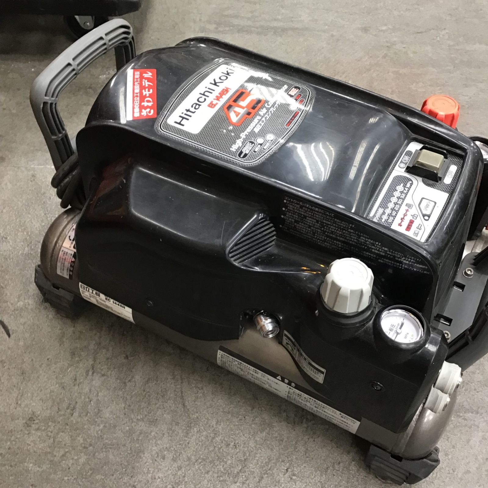 日立工機 高圧常圧エアーコンプレッサー EC1445Hエア漏れ無し 日立工機