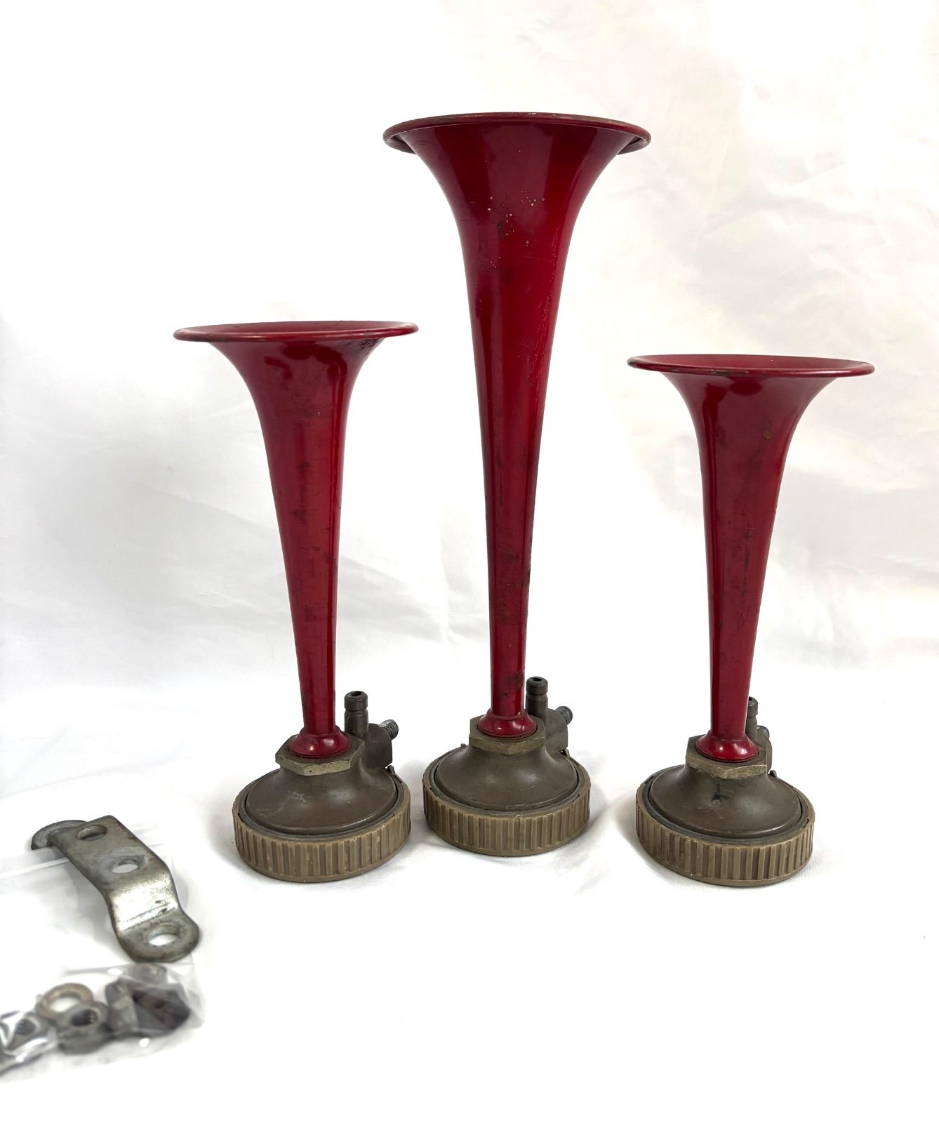 レトロ MADE IN ITALY イタリア製 MUSICAL ミュージックホーン 鉄 ラッパ 昭和 現状品