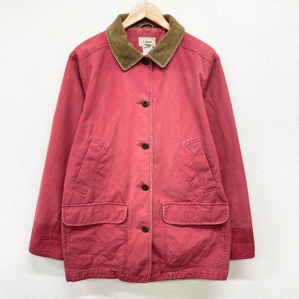 エルエルビーンL.L.Bean ハンティングジャケット襟コーデュロイ　レディース L.L.Bean - 80s エルエルビーン ダック ハンティング ジャケット