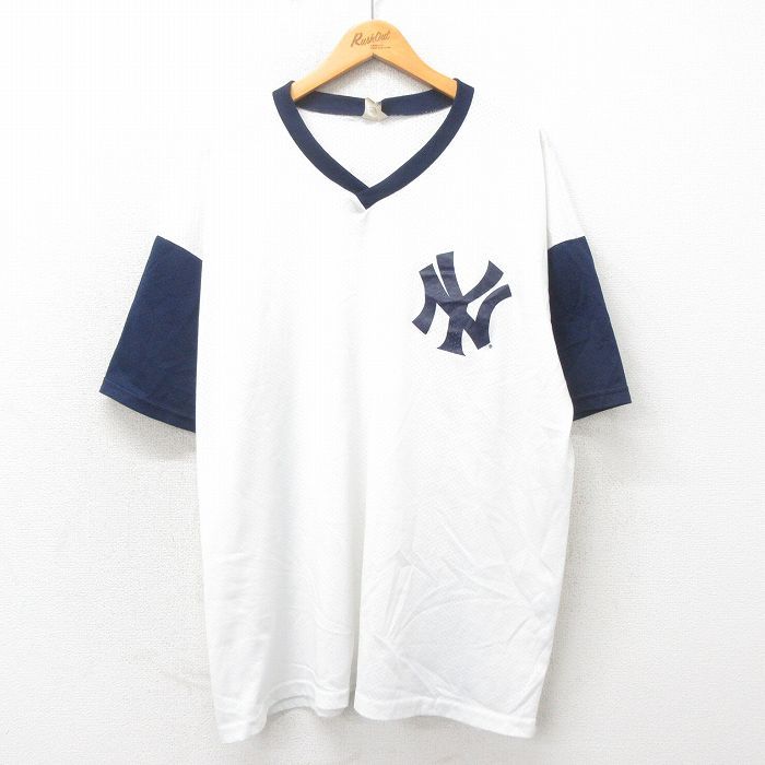 XL/古着 マジェスティック 半袖 ビンテージ フットボール T