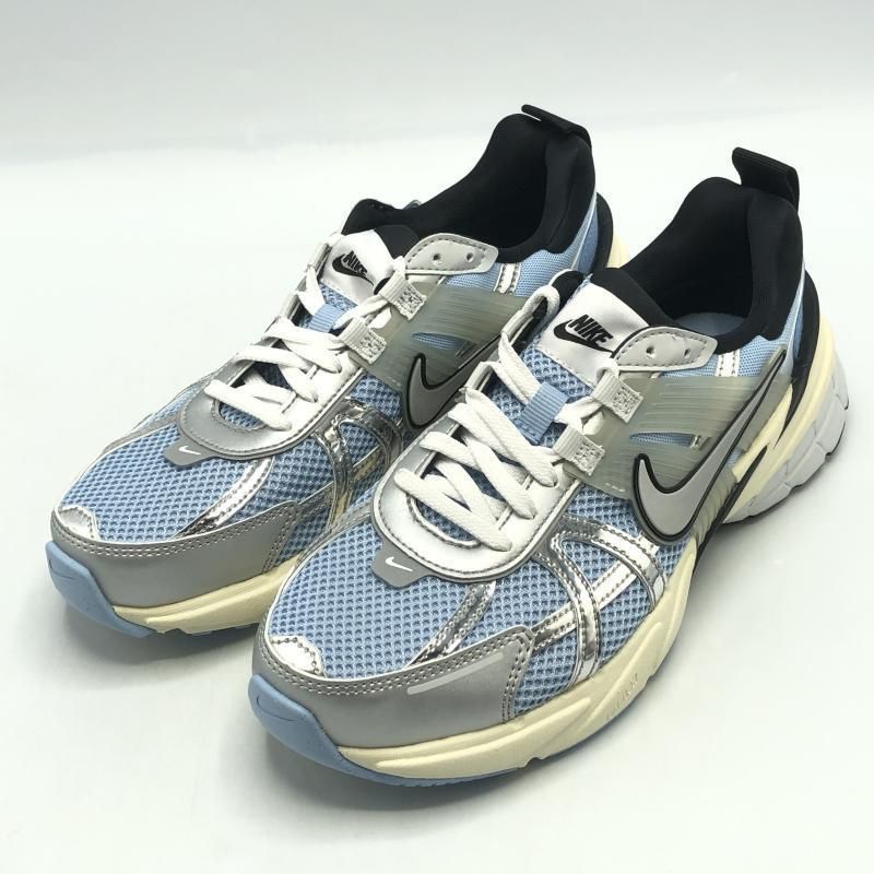 【中古】NIKE W V2K RUN スニーカー 26cm HF1876-400 ブルー ブラック グレー ナイキ[10]