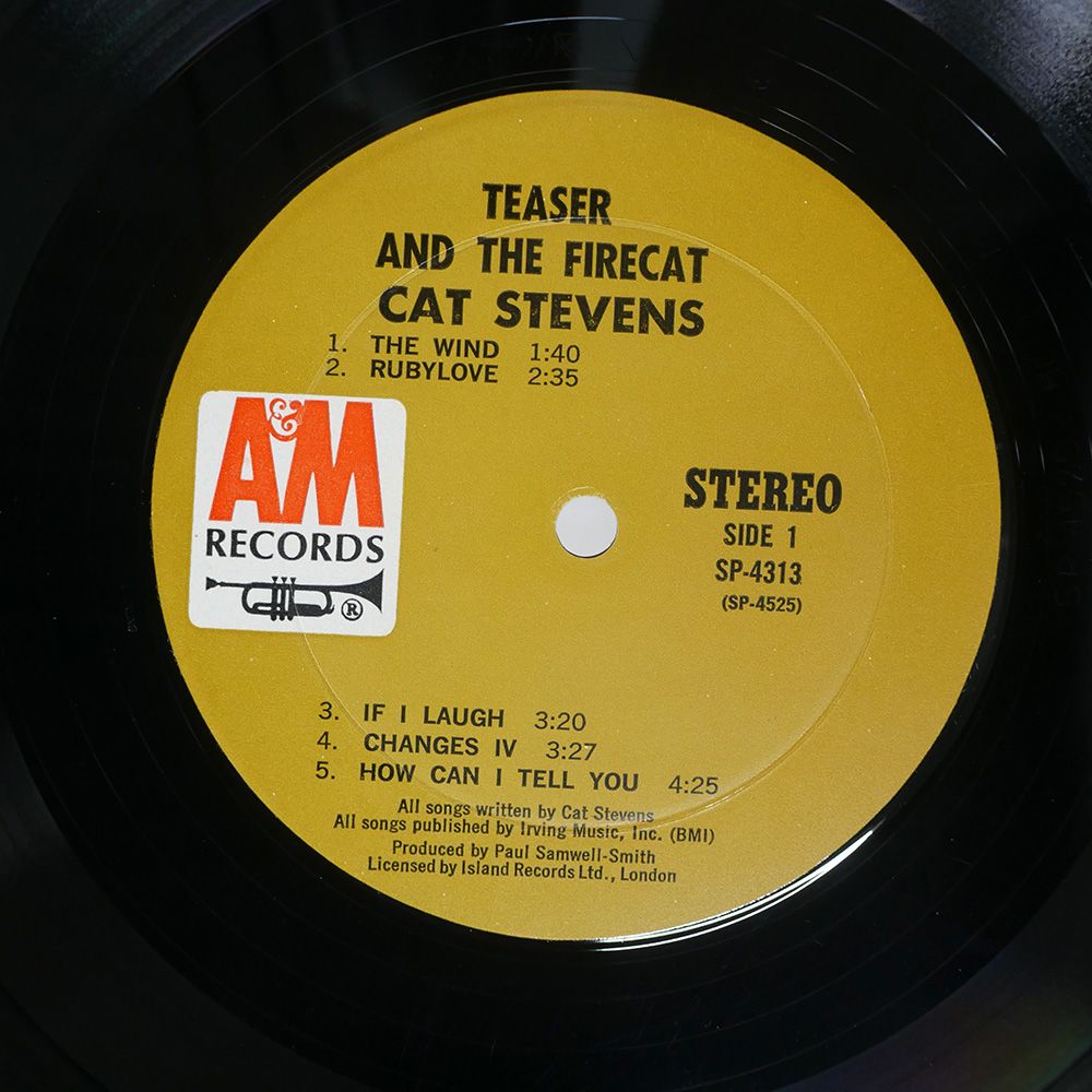 米 US盤 CAT STEVENS/TEASER AND THE FIRECAT/A&M SP4313 LP