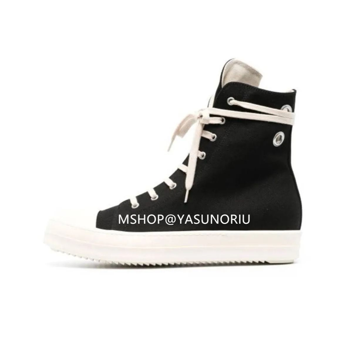 Rick owens drkshdw Ramones ハイカットスニーカー  43 DU01C6800DQES1 911