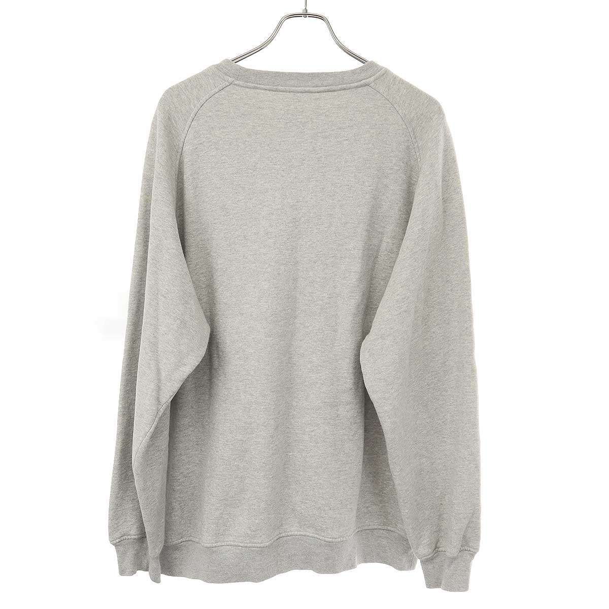 COMOLI コモリ 22AW コットン吊裏毛クルーネックスウェットトレーナー 