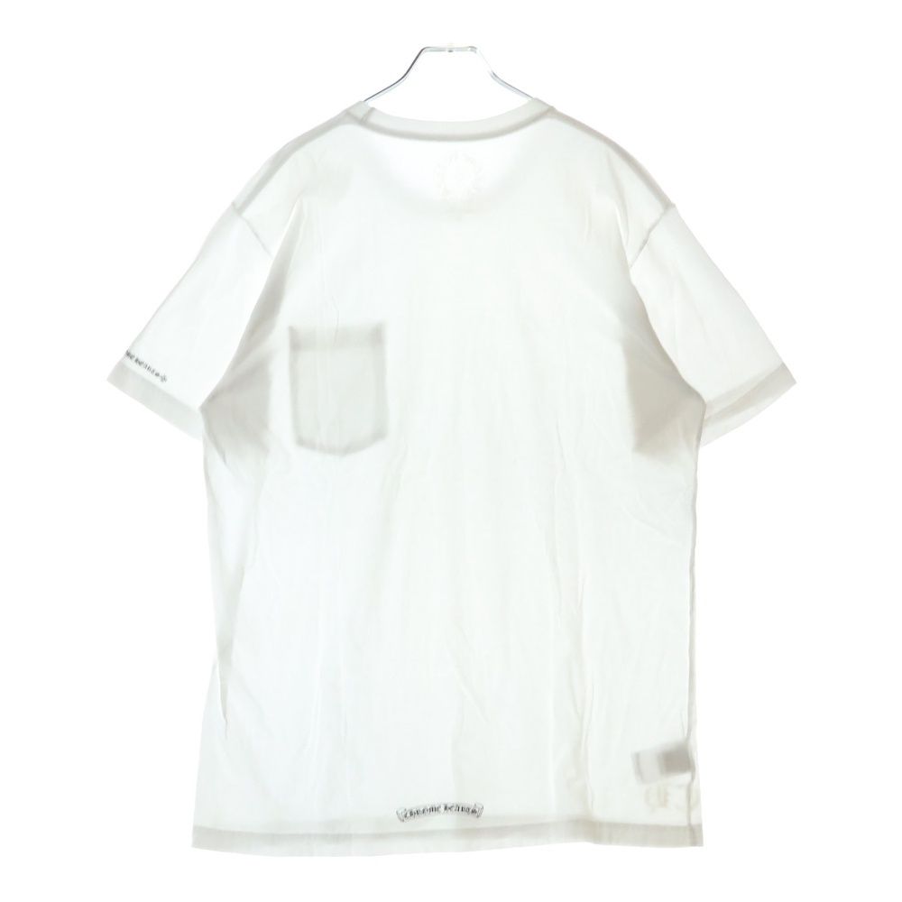 CHROME HEARTS (クロムハーツ) CH T-SHRT 1 ネックロゴプリント クルー  