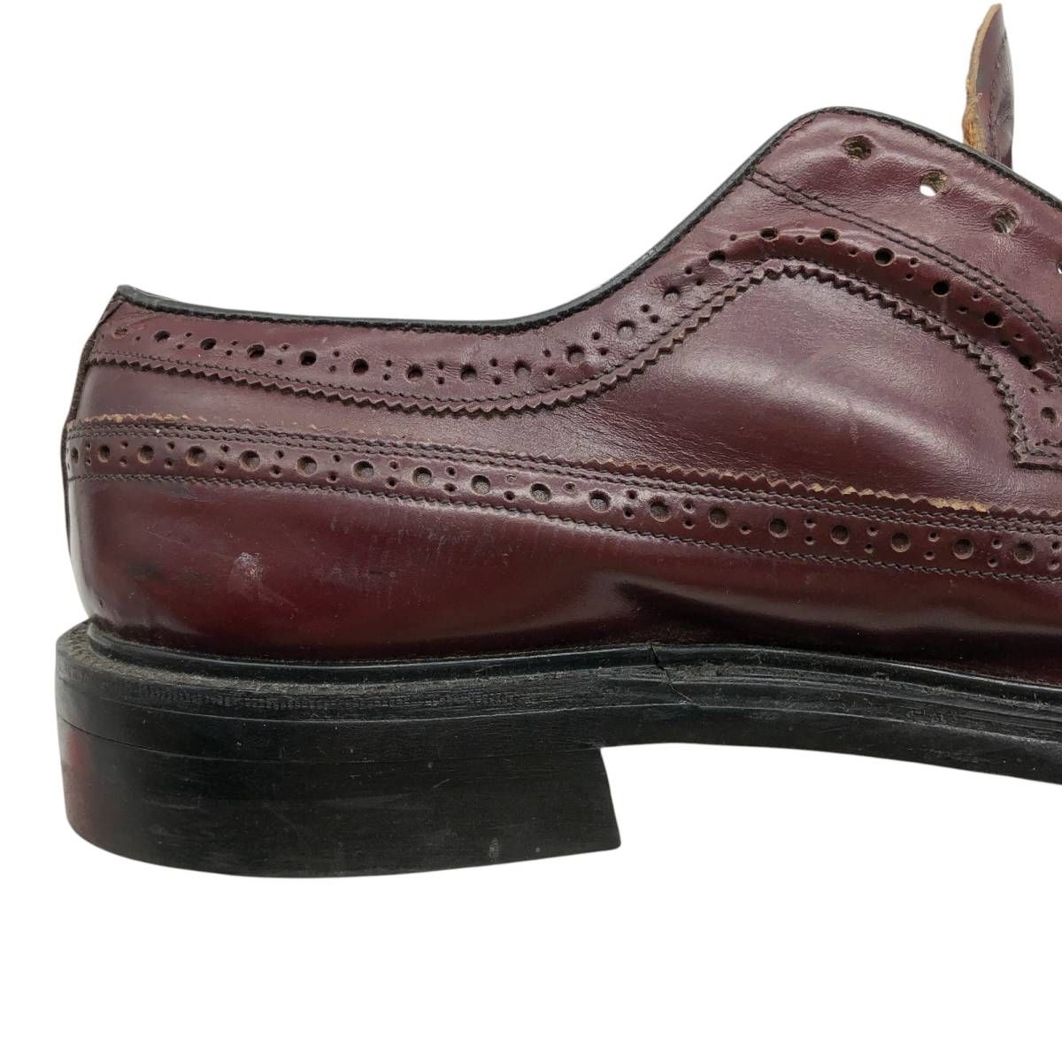 フルブローグ ウイングチップシューズ