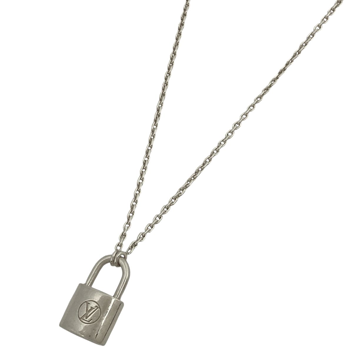 ルイ ヴィトン Louis Vuitton パンダンティフ ロックイット パドロックモチーフ ネックレス シルバー925 シルバー レディース